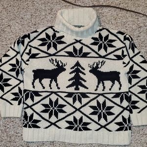Ralph Lauren knit christmas turtleneck sweater